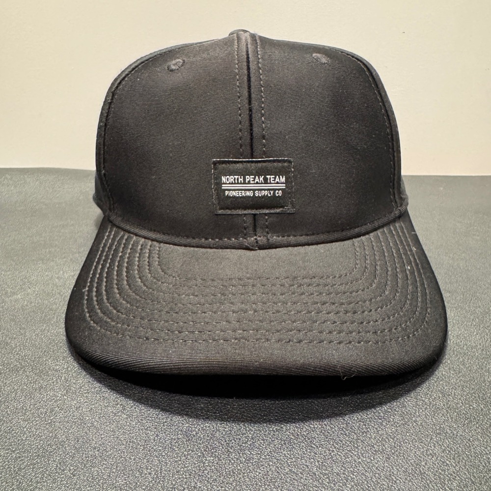 H&M Hat Mens One Size Black Twill North Peak Team Snapback‎ Outdoor Gorpcore